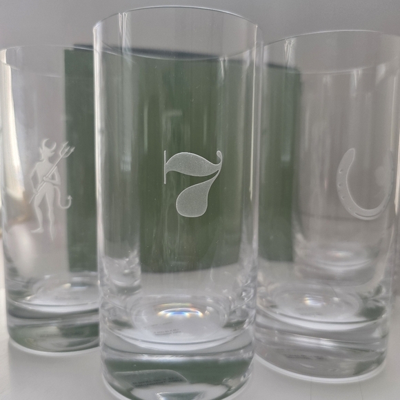 ⭐️40% Off⭐️ Kate Spade New York Fortunada Highball Glasses - Set of 4 - 16oz - Picture 6 of 13